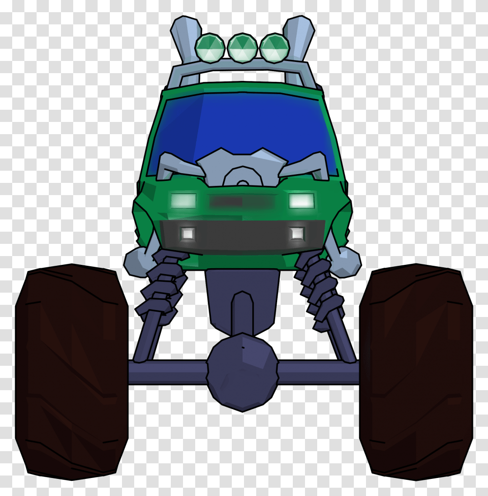 Monster Truck Cartoon Clipart Picture Front View Monster Truck Front Clipart, Vehicle, Transportation Transparent Png