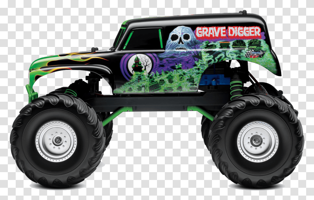 Monster Truck Download Image Monster Truck Grave Digger Clipart, Car, Vehicle, Transportation, Tire Transparent Png