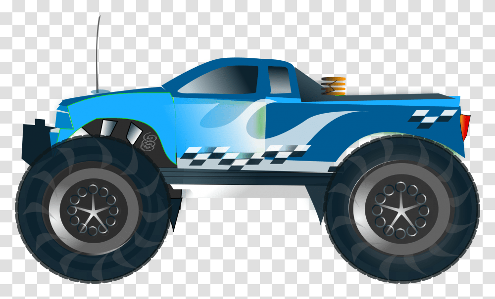 Monster Truck Monster Truck With Background, Vehicle, Transportation, Tire, Car Transparent Png