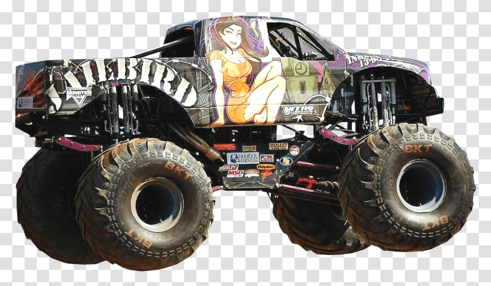 Monster Truck, Tire, Wheel, Machine, Vehicle Transparent Png