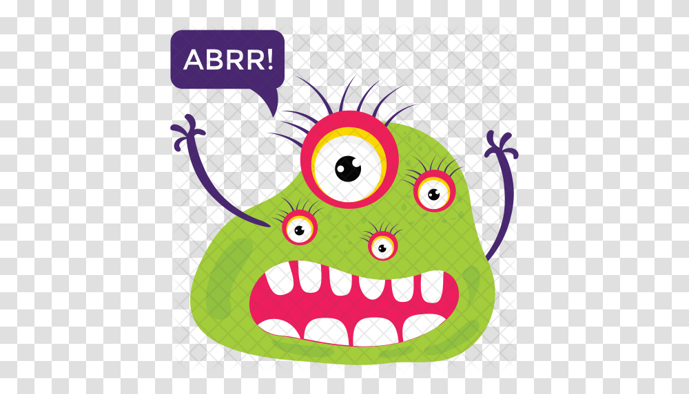 Monster With Multiple Eyes Icon Cartoon, Toy, Plant, Animal, Text Transparent Png