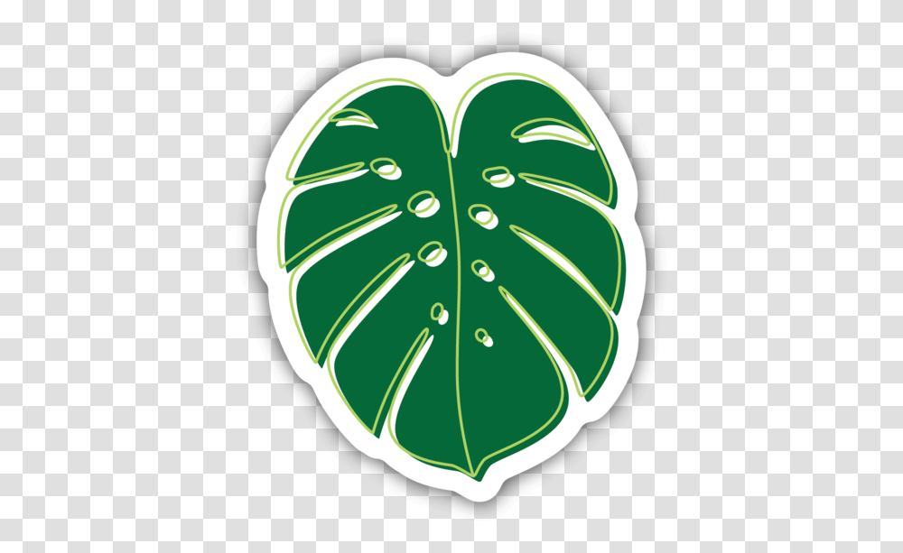 Monstera Deliciosa Leaf Heart, Plant, Green, Food, Meal Transparent Png