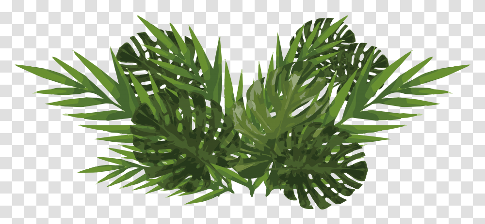 Monstera Leaf Watercolor Watercolor Plant, Vegetation, Grass, Tree, Fern Transparent Png