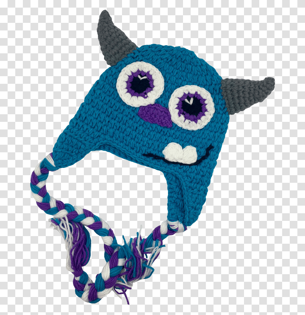 Monsters Collection Sulley Crochet, Clothing, Apparel, Hat, Bonnet Transparent Png