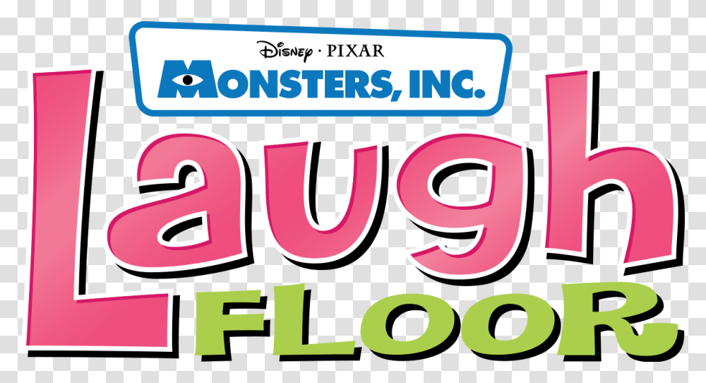 Monsters Inc Laugh Floor, Word, Label, Alphabet Transparent Png