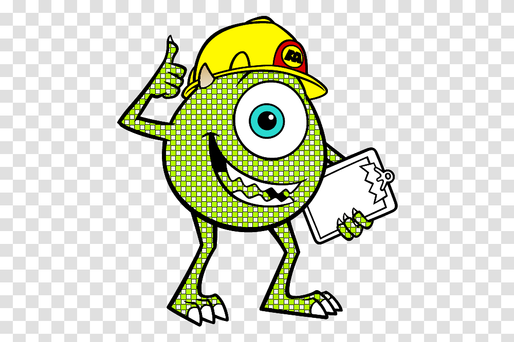 Monsters Inc Mike Coloring, Animal, Amphibian Transparent Png