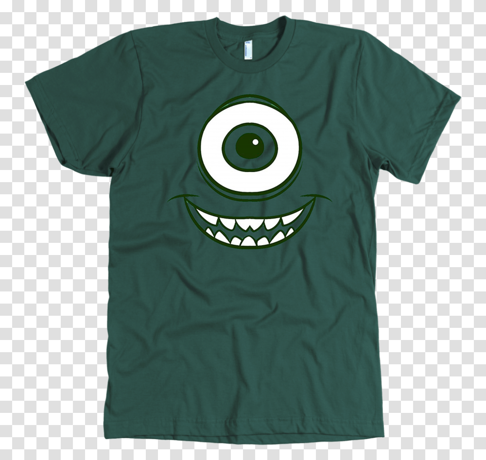 Monsters Inc Mike Wazowski T Shirt T Shirt, Apparel, T-Shirt Transparent Png