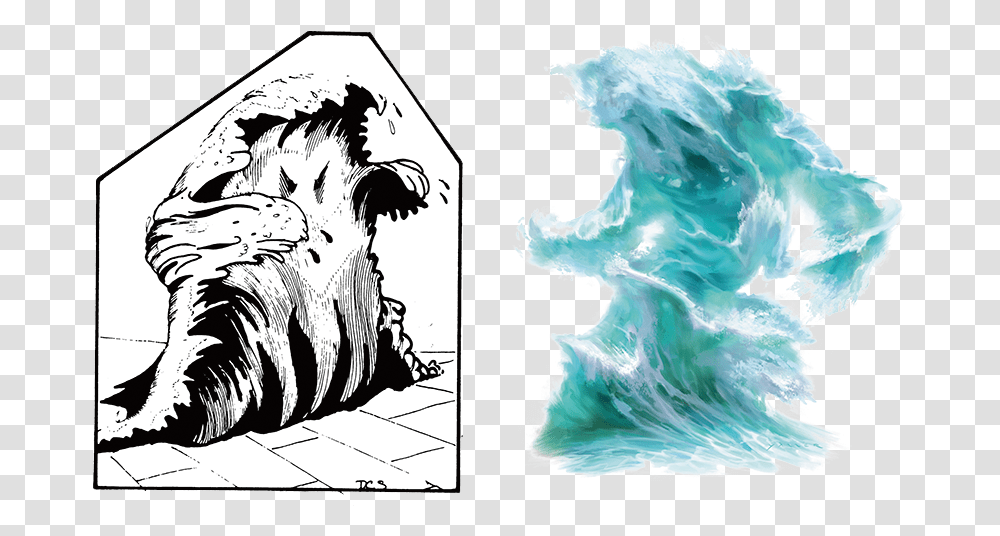 Monsters Water Elemental Map, Nature, Outdoors, Sea, Zebra Transparent Png