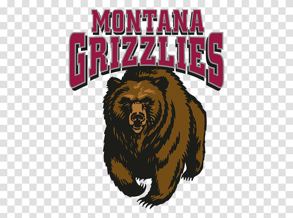 Montana Grizzlies Logo University Of Montana Grizzlies Logo, Mammal, Animal, Wildlife, Brown Bear Transparent Png