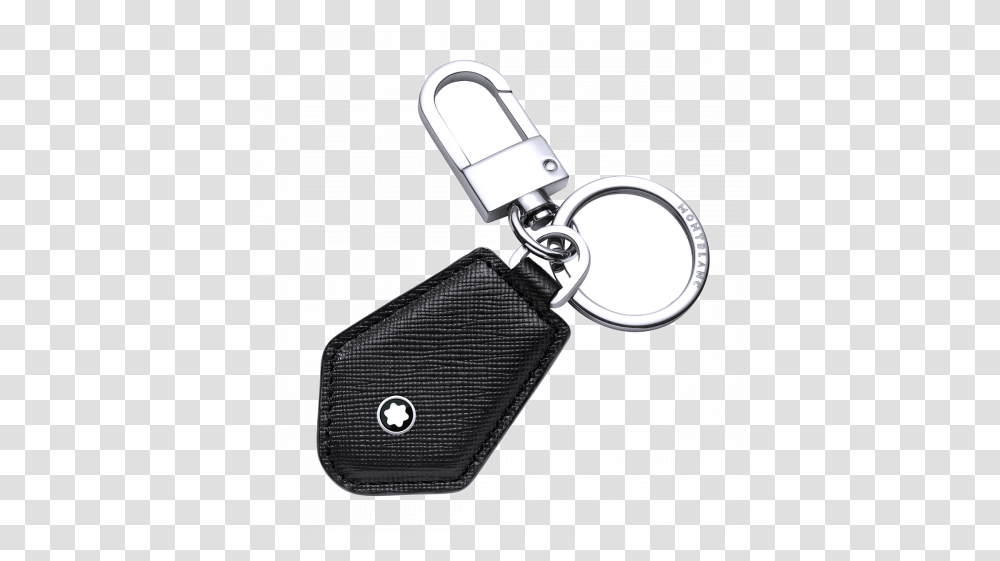 Montblanc Sartorial Diamond Key Fob Black Leather Mont Blanc Key Ring, Belt, Accessories, Accessory Transparent Png
