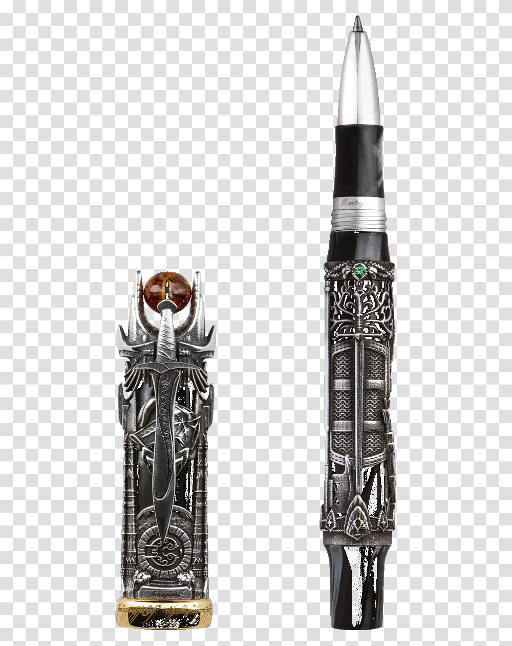 Montegrappa Lord Of The Rings Fountain Pen, Architecture, Building, Rocket, Vehicle Transparent Png