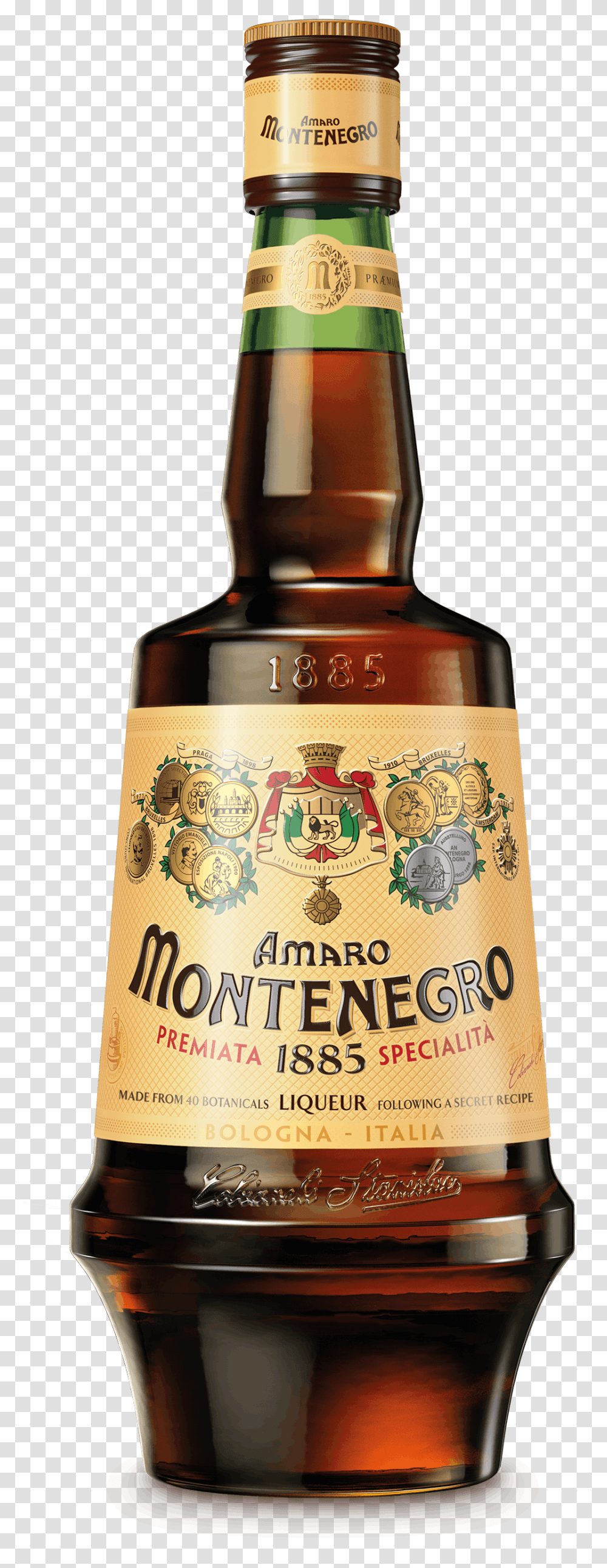 Montenegro Amaro Italiano Liqueur Montenegro Amaro, Liquor, Alcohol, Beverage, Drink Transparent Png