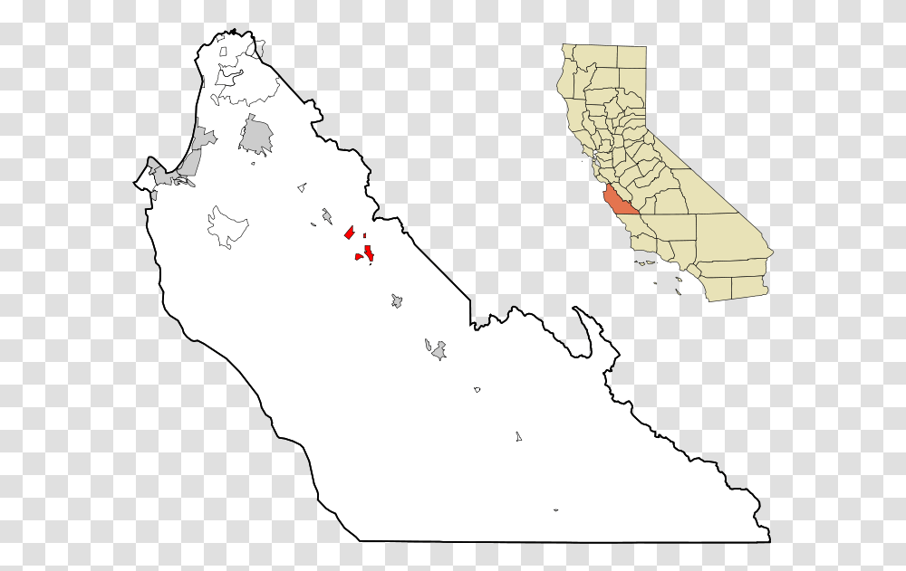 Monterey Bay Location, Map, Diagram, Plot, Atlas Transparent Png