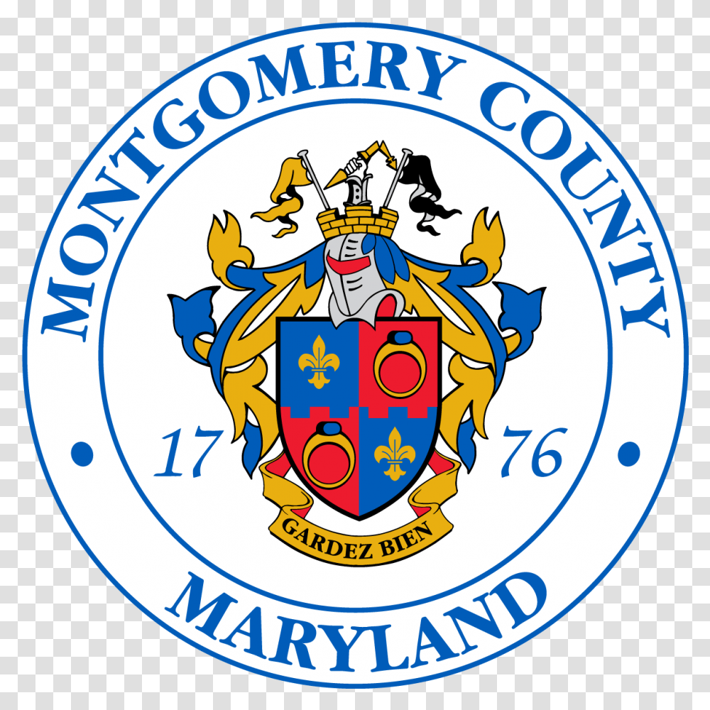 Montgomery County Government Montgomery County Council, Logo, Symbol, Trademark, Badge Transparent Png