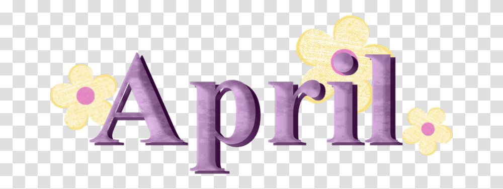 Month Of April Clipart Free, Number, Alphabet Transparent Png