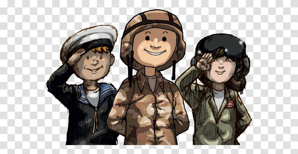 Month Of The Military Child Clipart, Military Uniform, Person, Human, Camouflage Transparent Png