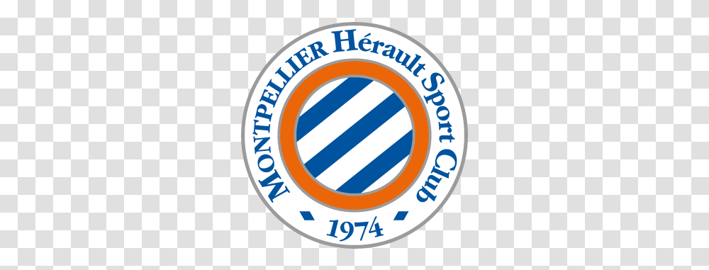 Montpellier Herault Sc Vector Logo Montpellier Football Logo, Symbol, Trademark, Label, Text Transparent Png