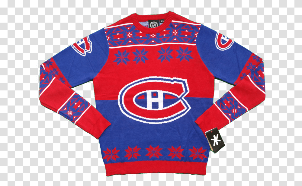 Montreal Canadiens Ugly Sweater Big Logo More Than Just Caps, Apparel, Shirt, Flag Transparent Png