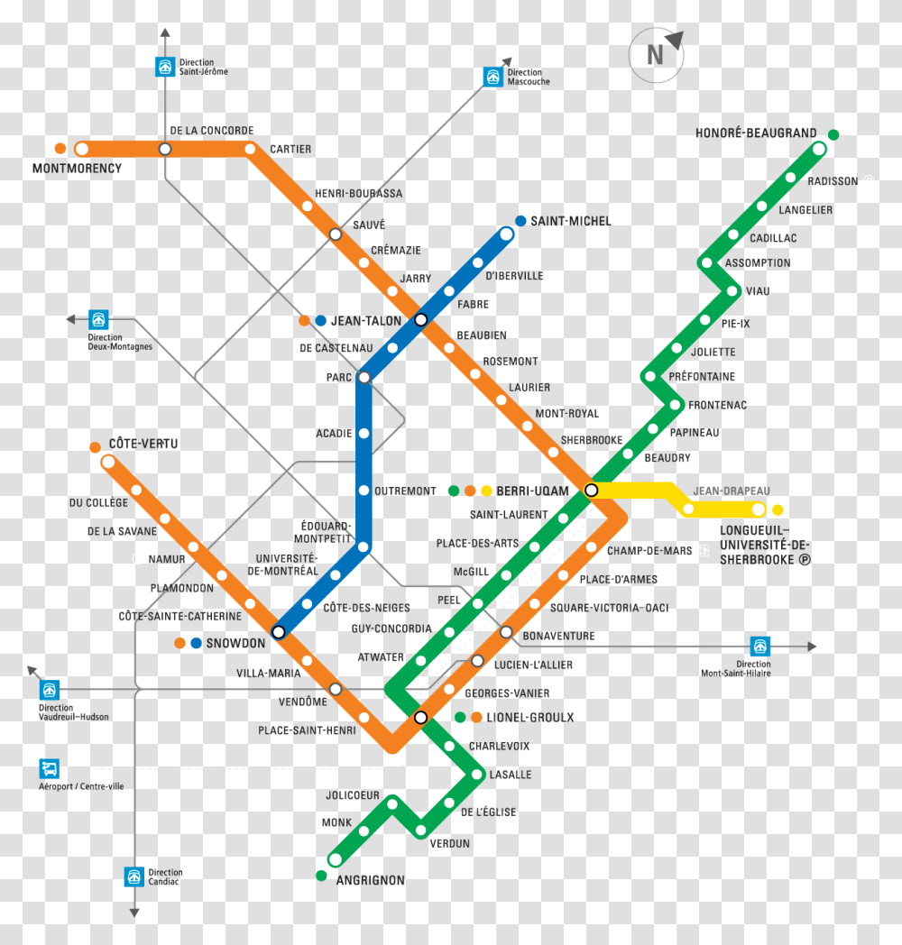 Montreal Metro Interactive Map Stm Ligne Orange Mtro Montral, Plot, Plan, Diagram, Utility Pole Transparent Png