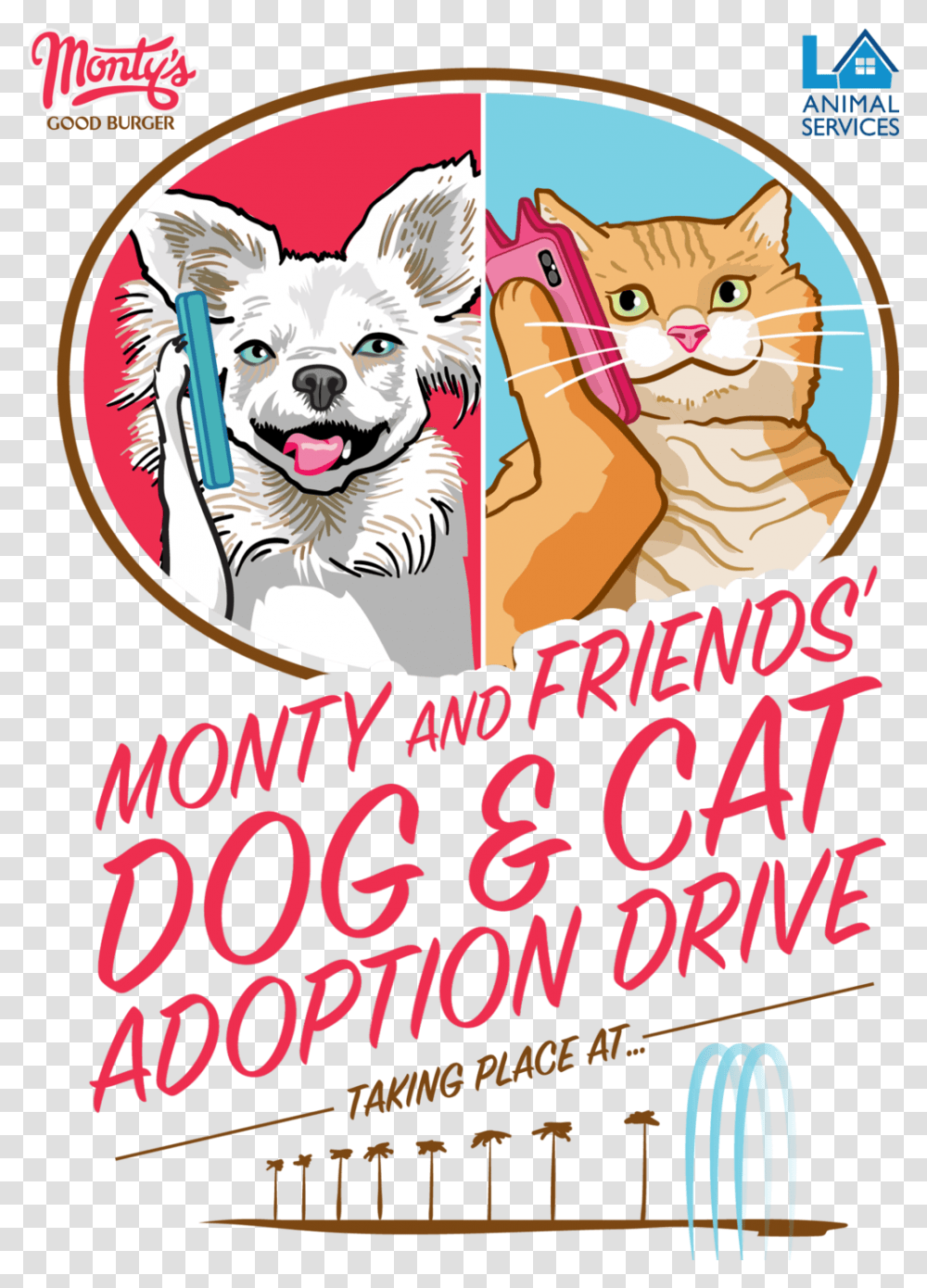Montys Good Burger And La Animal Services Present Kitten, Advertisement, Poster, Flyer, Paper Transparent Png
