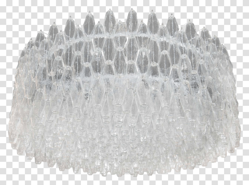 Monumental Handblown Smoked Murano Glass Polyhedral Chandelier By Venini Crochet, Lamp, Crystal, Water, Mineral Transparent Png