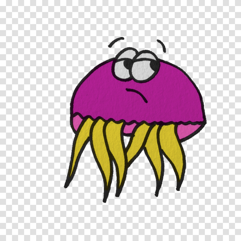 Mood Clipart Jellyfish, Invertebrate, Sea Life, Animal Transparent Png