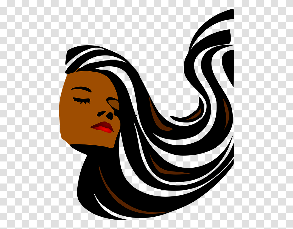 Mood Clipart Wife Woman With Hair Blowing In The Wind Transparent Png