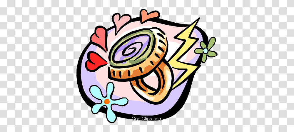 Mood Ring With Flower Power Motif Royalty Free Vector Clip, Dynamite Transparent Png