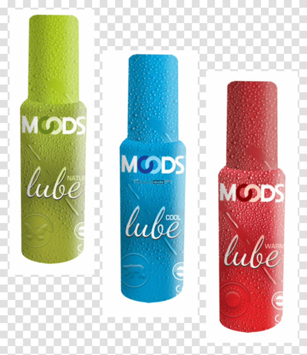 Moods All In One Lube Combo 3 In 1 Lubes Plastic Bottle, Tin, Cosmetics, Can, Spray Can Transparent Png
