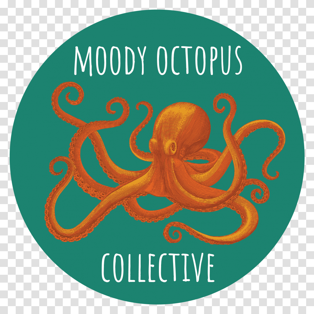 Moody Octopus Octopus, Label, Animal, Rug Transparent Png
