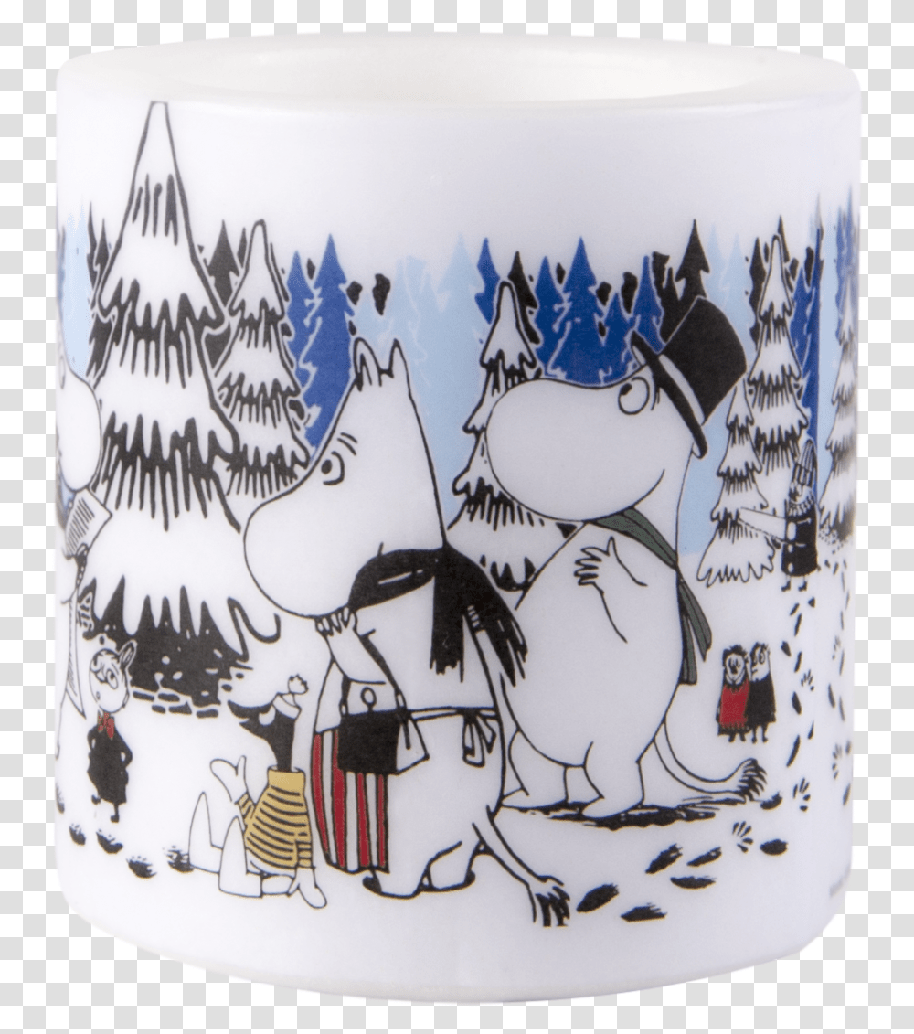Moomin Candle 8 Cm Winter Forest Muminmugg Vinter 2019, Porcelain, Pottery, Outdoors Transparent Png