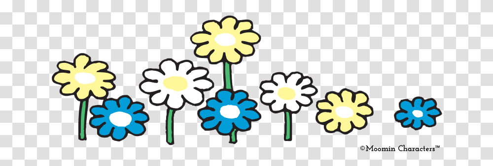 Moomin Flowers To Celebrate The Floral Design Day Moomin Moomin Flowers, Plant, Blossom, Daisy, Daisies Transparent Png