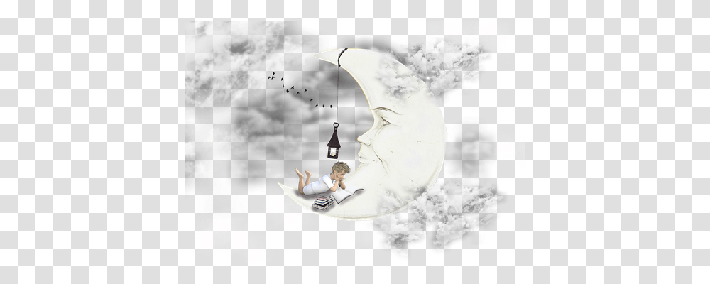 Moon Person, Nature, Outdoors, Human Transparent Png