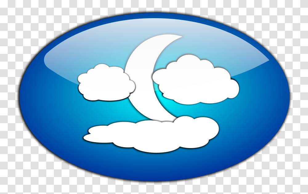 Moon And Clouds Clipart, Sphere, Outdoors, Nature, Outer Space Transparent Png