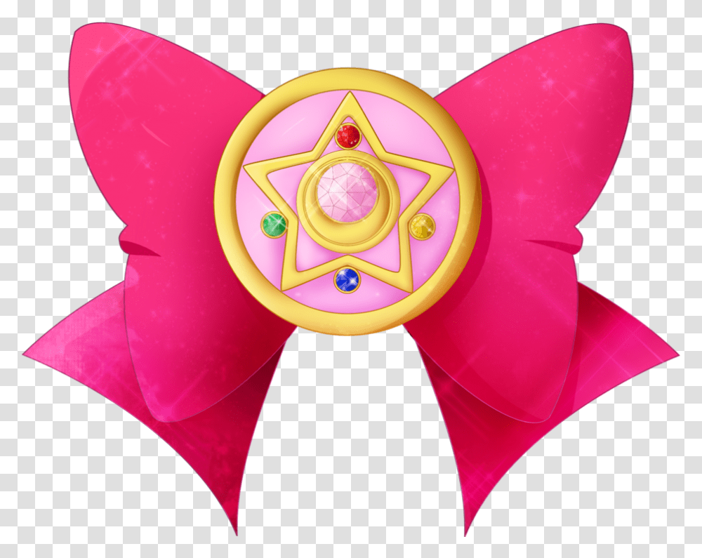 Moon And Star Clipart Sailor Moon Ribbon, Pattern, Ornament, Fractal Transparent Png