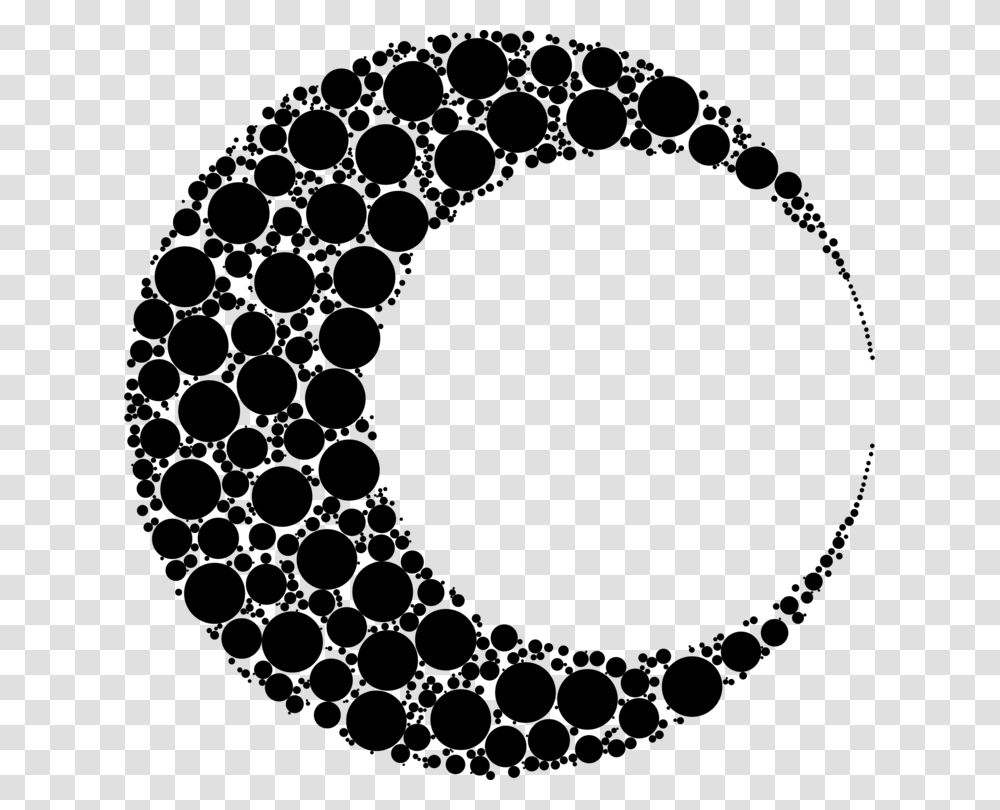 Moon And Stars Clipart Black And White Circle, Gray, World Of Warcraft Transparent Png