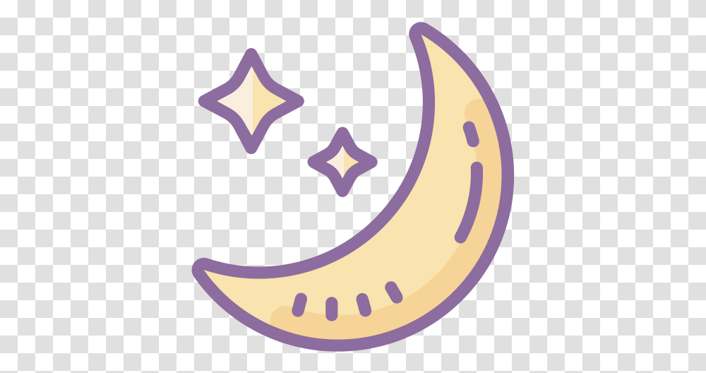 Moon And Stars Icon Moon And Star Icon, Nature, Outdoors, Outer Space, Night Transparent Png