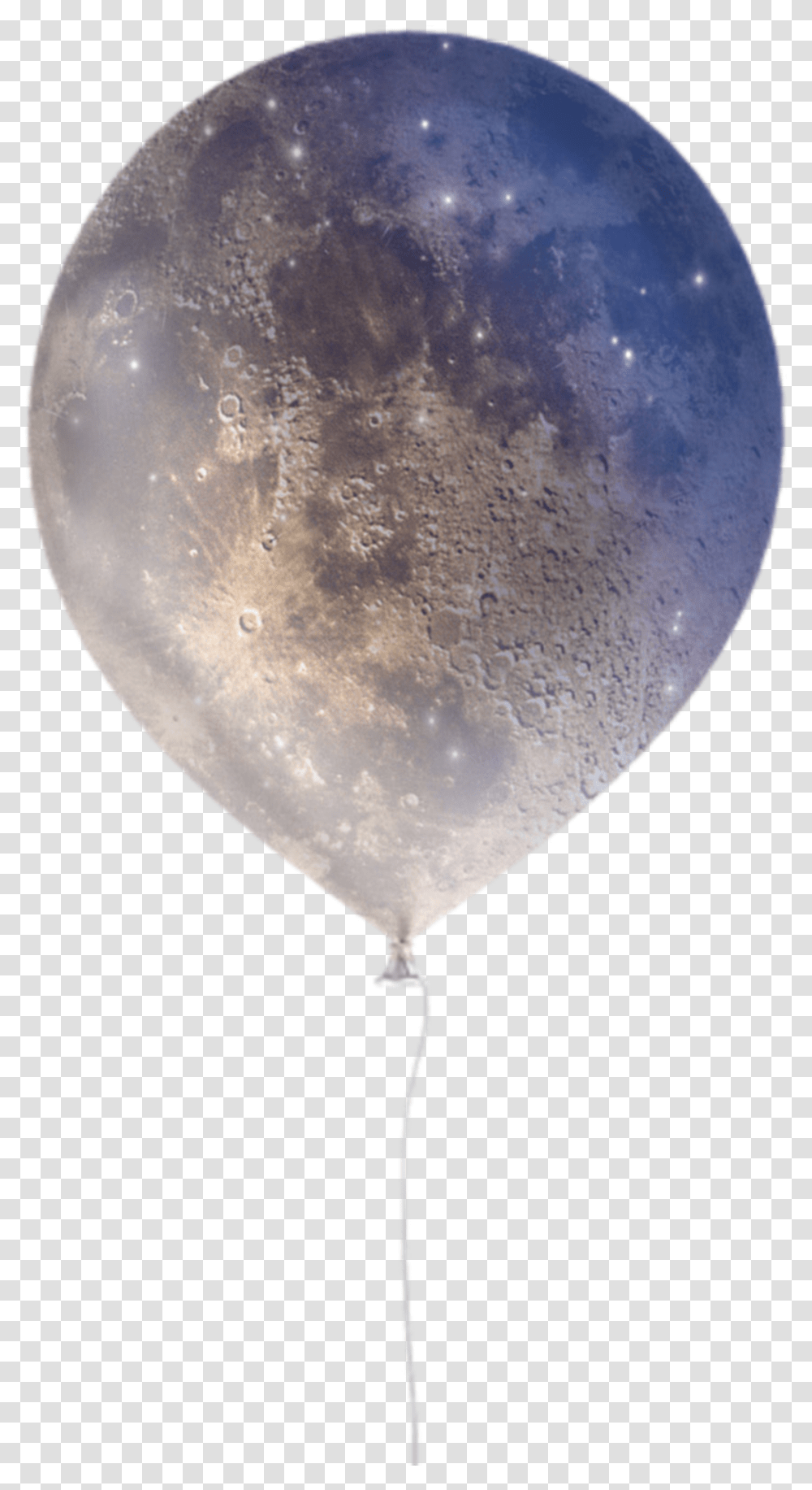 Moon Balloon Sticker By Jacqueline Balloon, Outer Space, Night, Astronomy, Outdoors Transparent Png