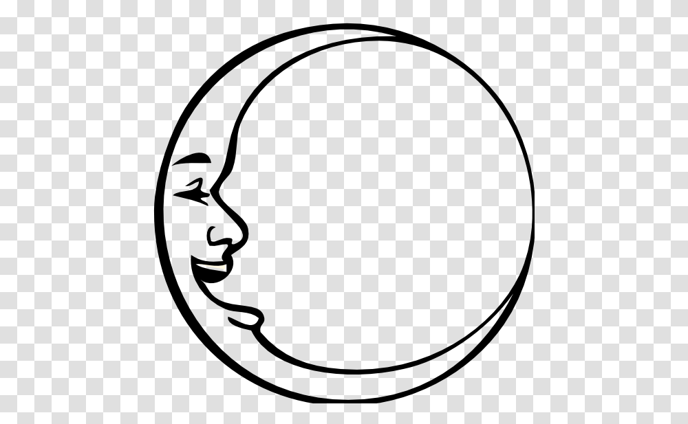 Moon Black And White Clip Art, Label, Tennis Ball Transparent Png