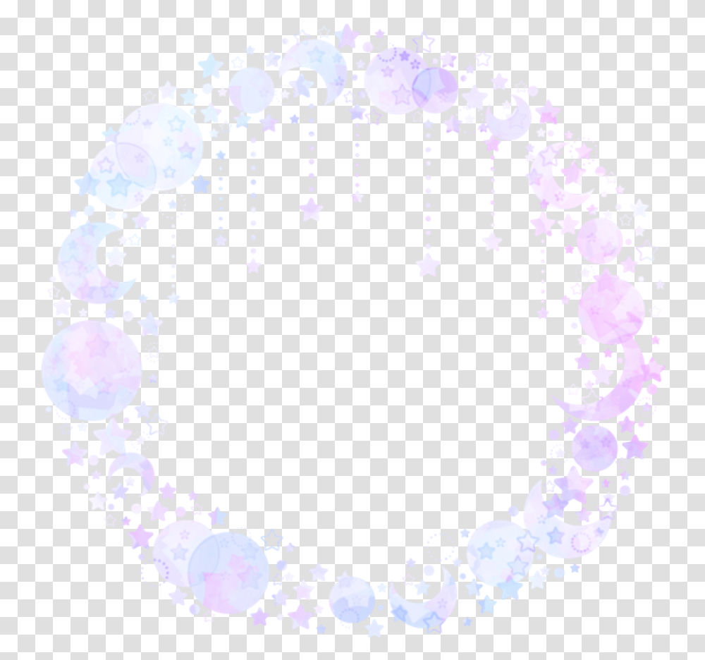 Moon Circle Of Moon And Stars, Graphics, Art, Floral Design, Pattern Transparent Png