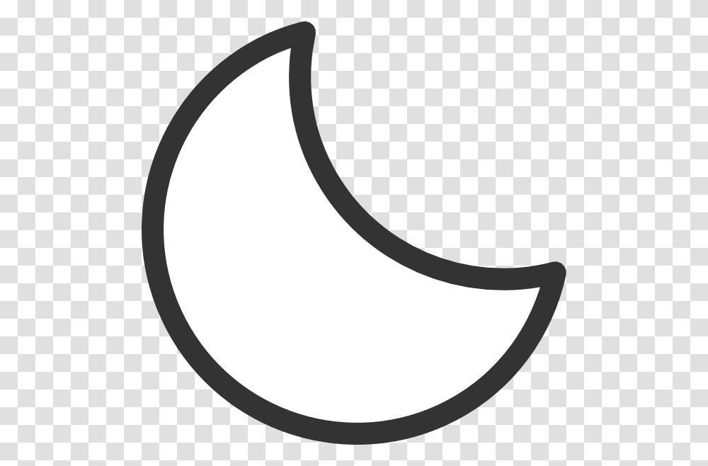 Moon Clipart Black N White, Logo, Trademark Transparent Png