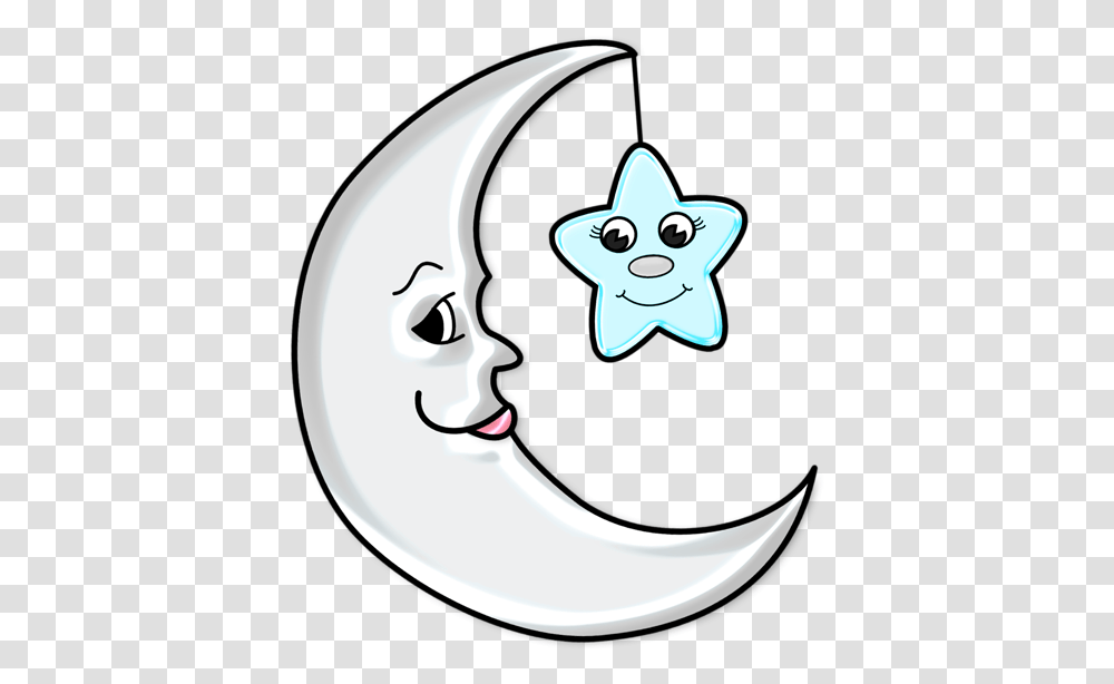 Moon Clipart Cute Free For Download Moon And Stars Drawing, Symbol Transparent Png