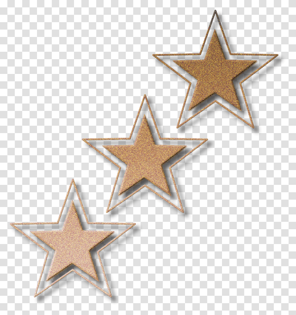 Moon Clipart Glitter 3 Blue Stars, Star Symbol, Cross Transparent Png