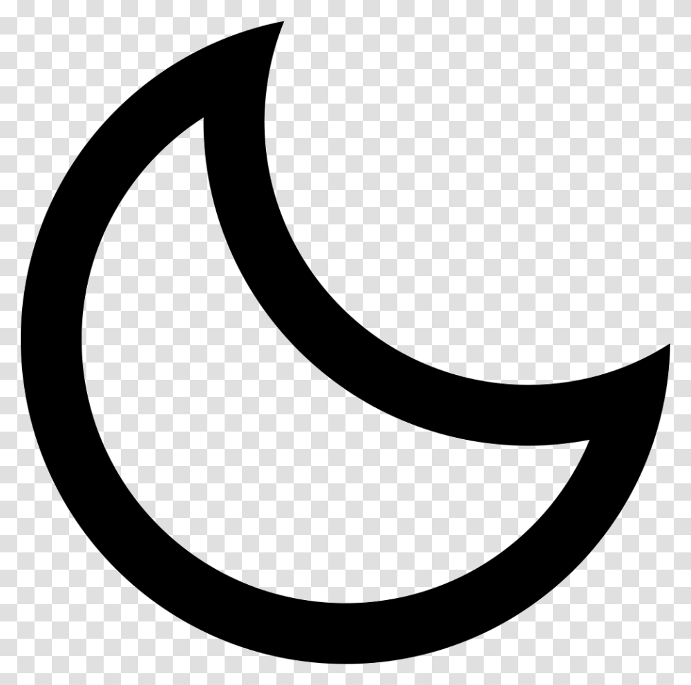 Moon Crescent, Label, Alphabet Transparent Png