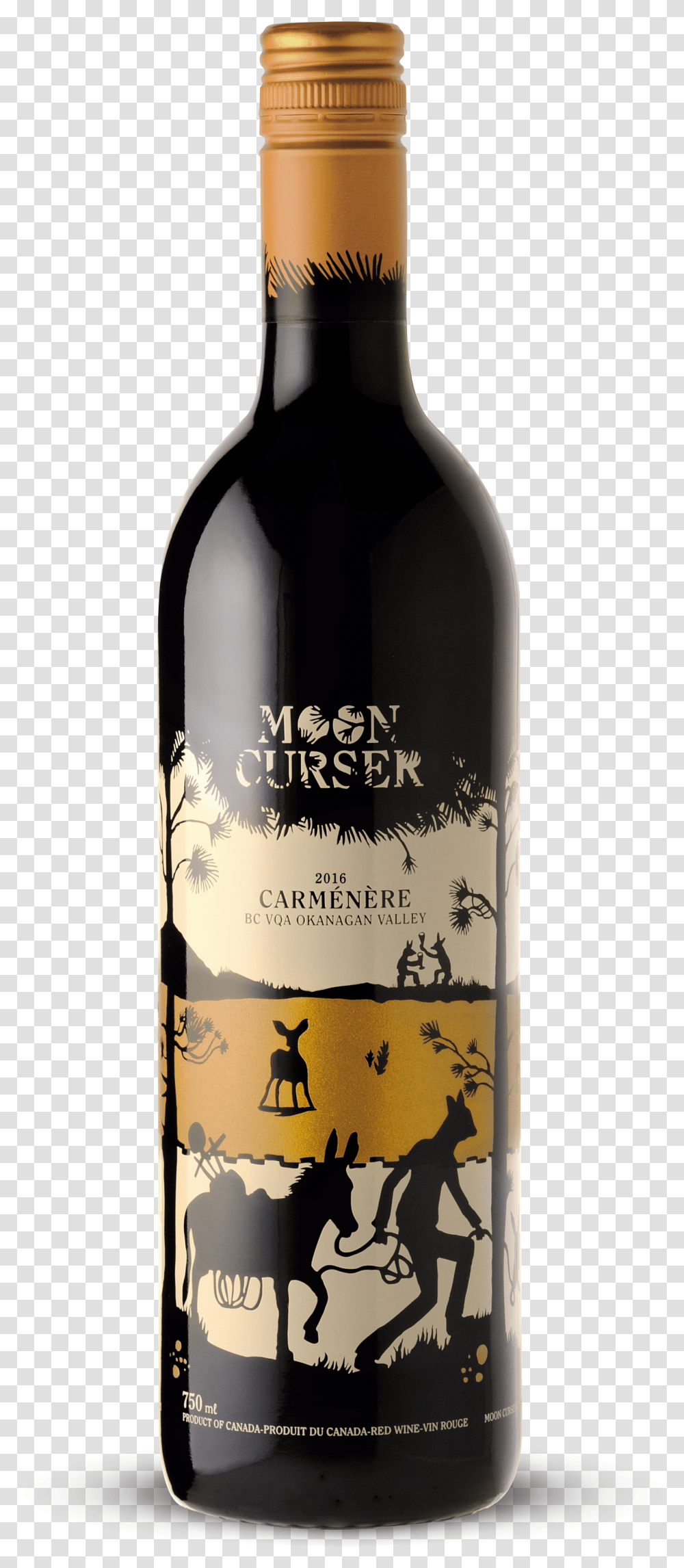 Moon Curser Petit Verdot 2016, Alcohol, Beverage, Drink, Bottle Transparent Png