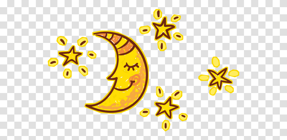 Moon Cute Star Emoji Stars Freetoedit Ftestickers Moon And Stars Clipart, Number, Alphabet Transparent Png