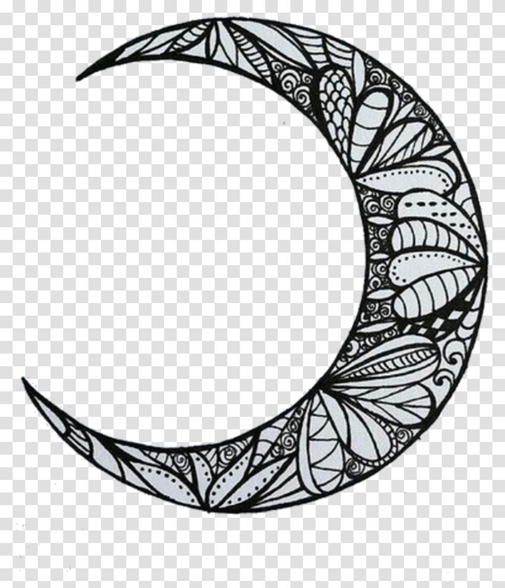 Moon Drawing Aesthetic Moon Drawing, Doodle, Accessories, Accessory Transparent Png