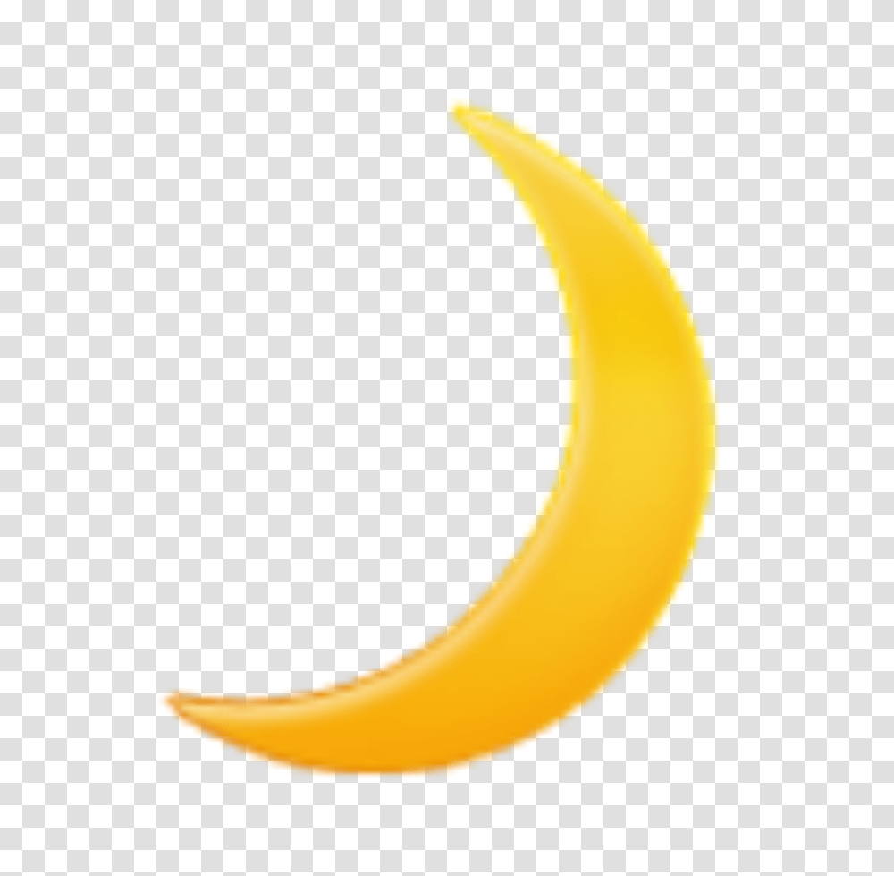 Moon Emoji Exo Kpop Tumblr Night, Banana, Fruit, Plant, Food Transparent Png