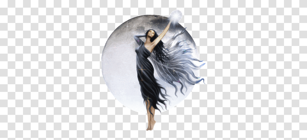 Moon Gif Download & Share On Phoneky Romantic Good Night Gif, Dance, Person, Human, Ballet Transparent Png