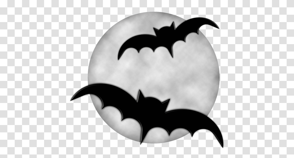 Moon Halloween Clipart, Batman Logo Transparent Png